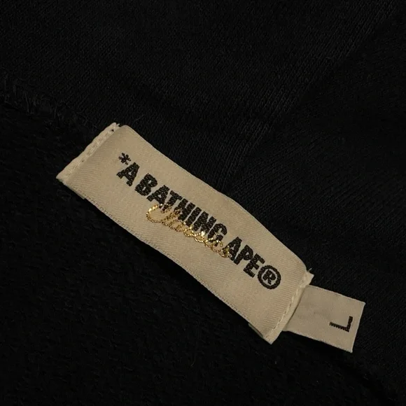 2008 Bape By A Bathing Ape Holstein Cow Full ZipHoodie Navy Size Large